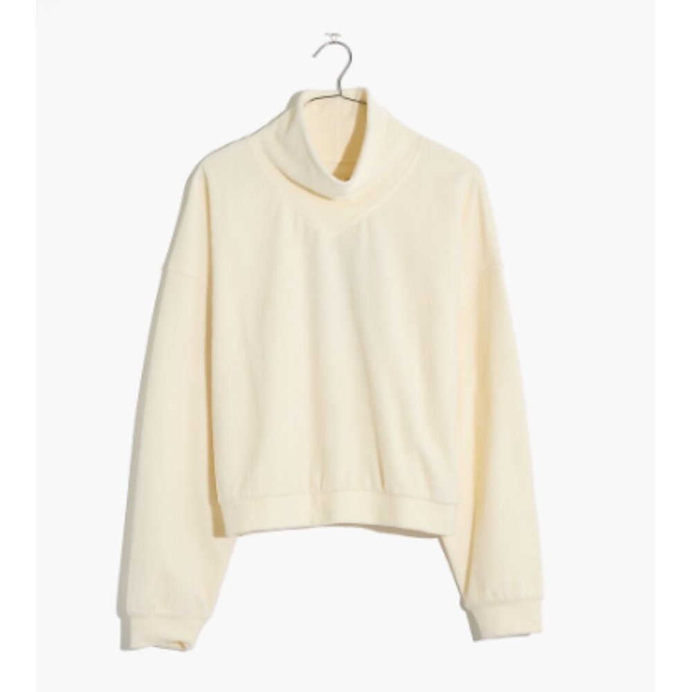 Madewell Corduroy Turtleneck Top -M